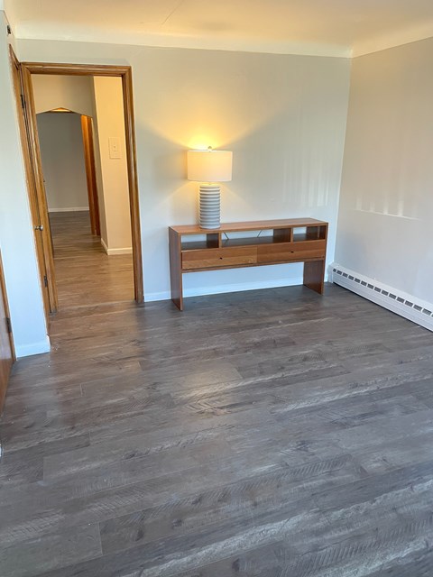 Floor plan for 1 bed, 1 bath